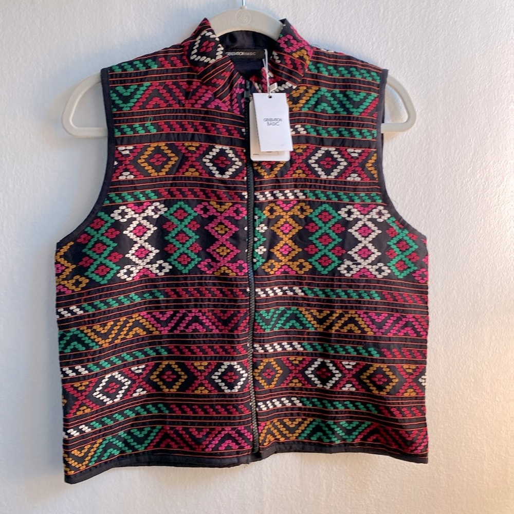 Generation Basic multicolor vest NWT